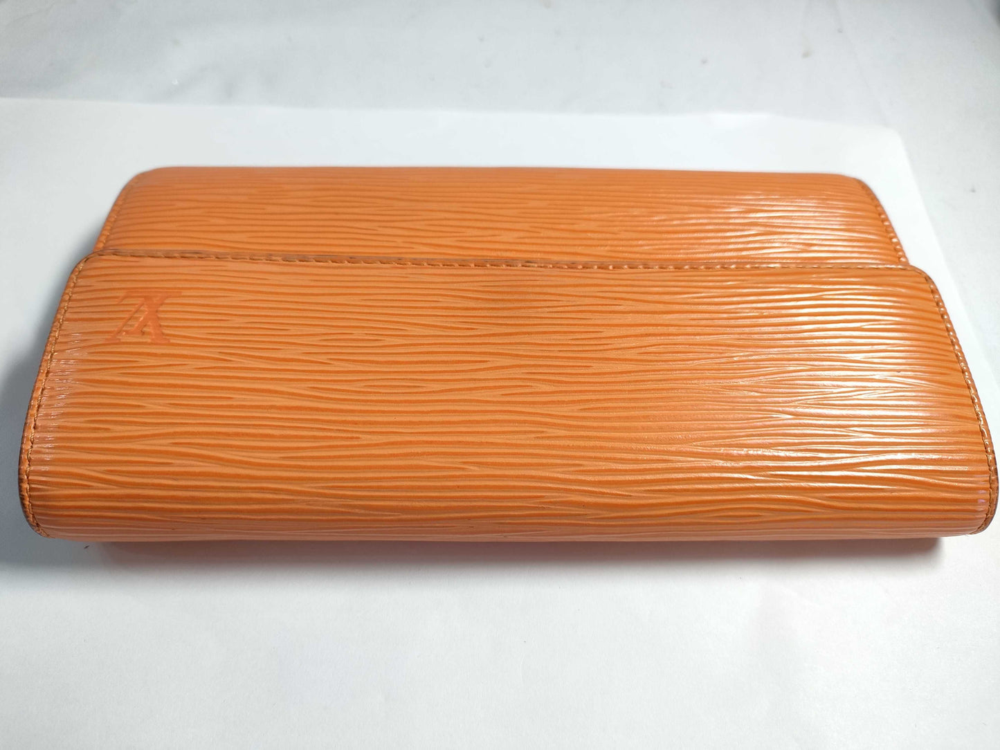 LOUIS VUITTON M63577 Epi M63577 Epi Pochette Porte Monnaie Credit Orange Wallet