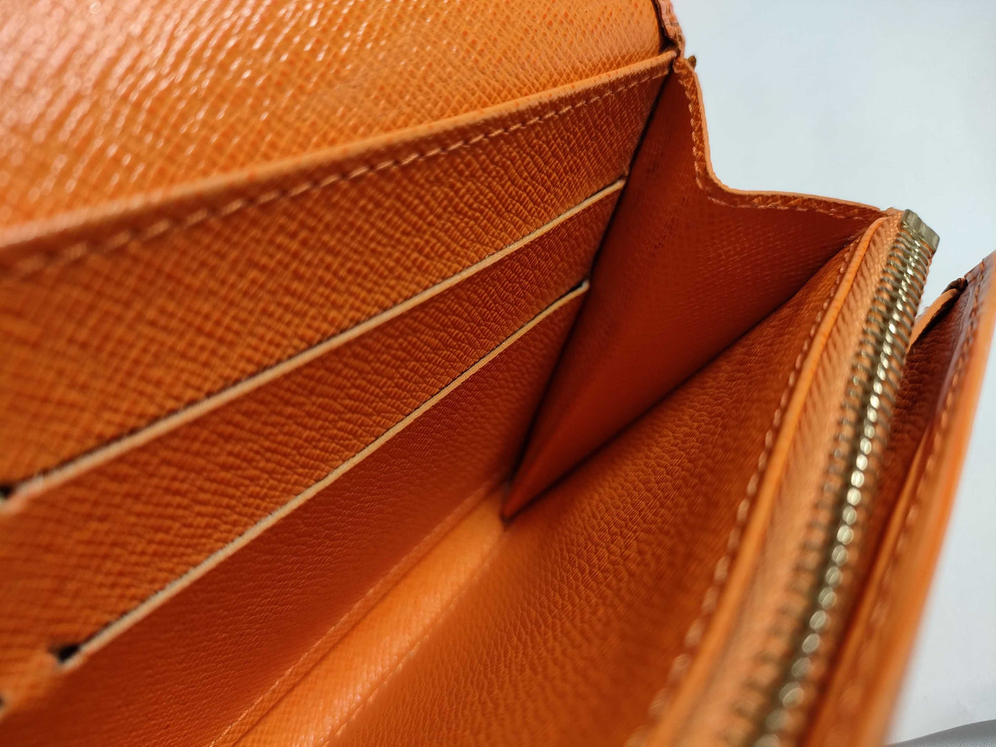 LOUIS VUITTON M63577 Epi M63577 Epi Pochette Porte Monnaie Credit Orange Wallet