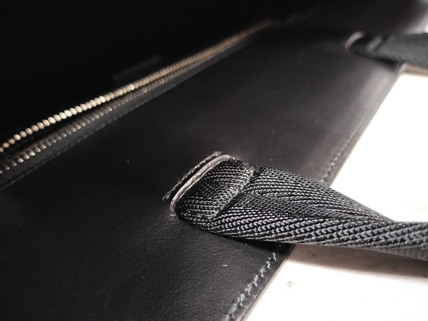 PRADA Leather Bag with Bottle Attachment 2VG113 Tote Bag