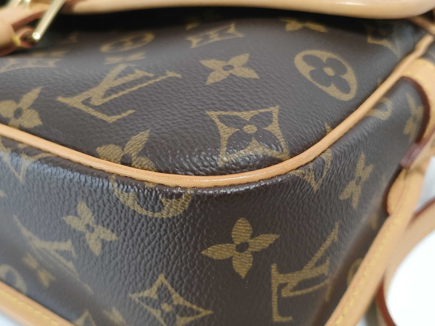BURBERRY M42250 Monogram Mini Check Handbag Shoulder Bag