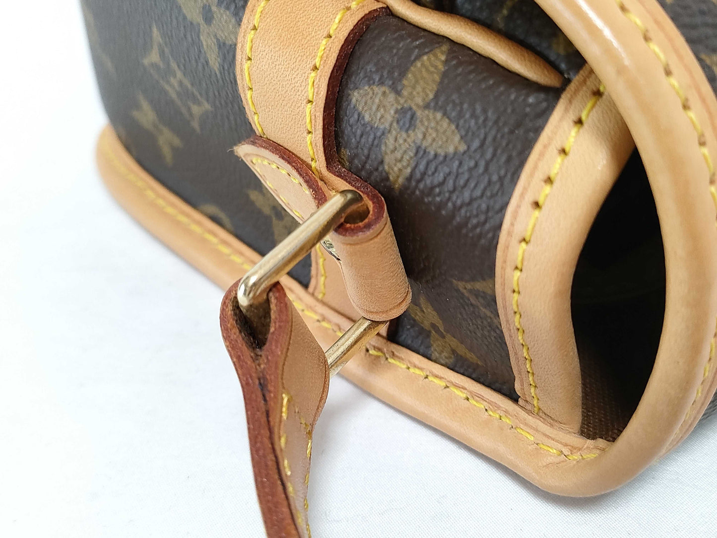 BURBERRY M42250 Monogram Mini Check Handbag Shoulder Bag