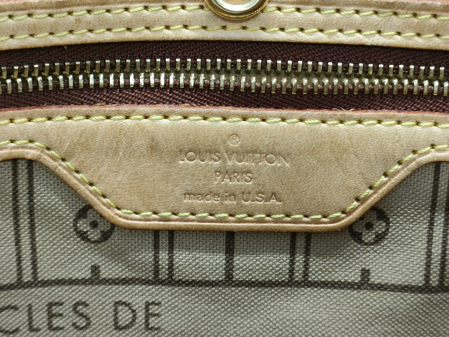 LOUIS VUITTON Monogram M40155 Neverfull PM Old Model Tote Bag