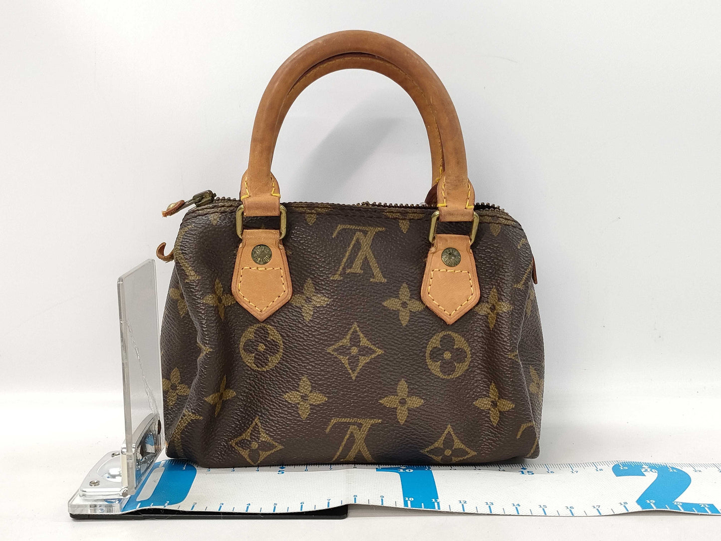 LOUIS VUITTON Monogram Mini Speedy Boston Bag