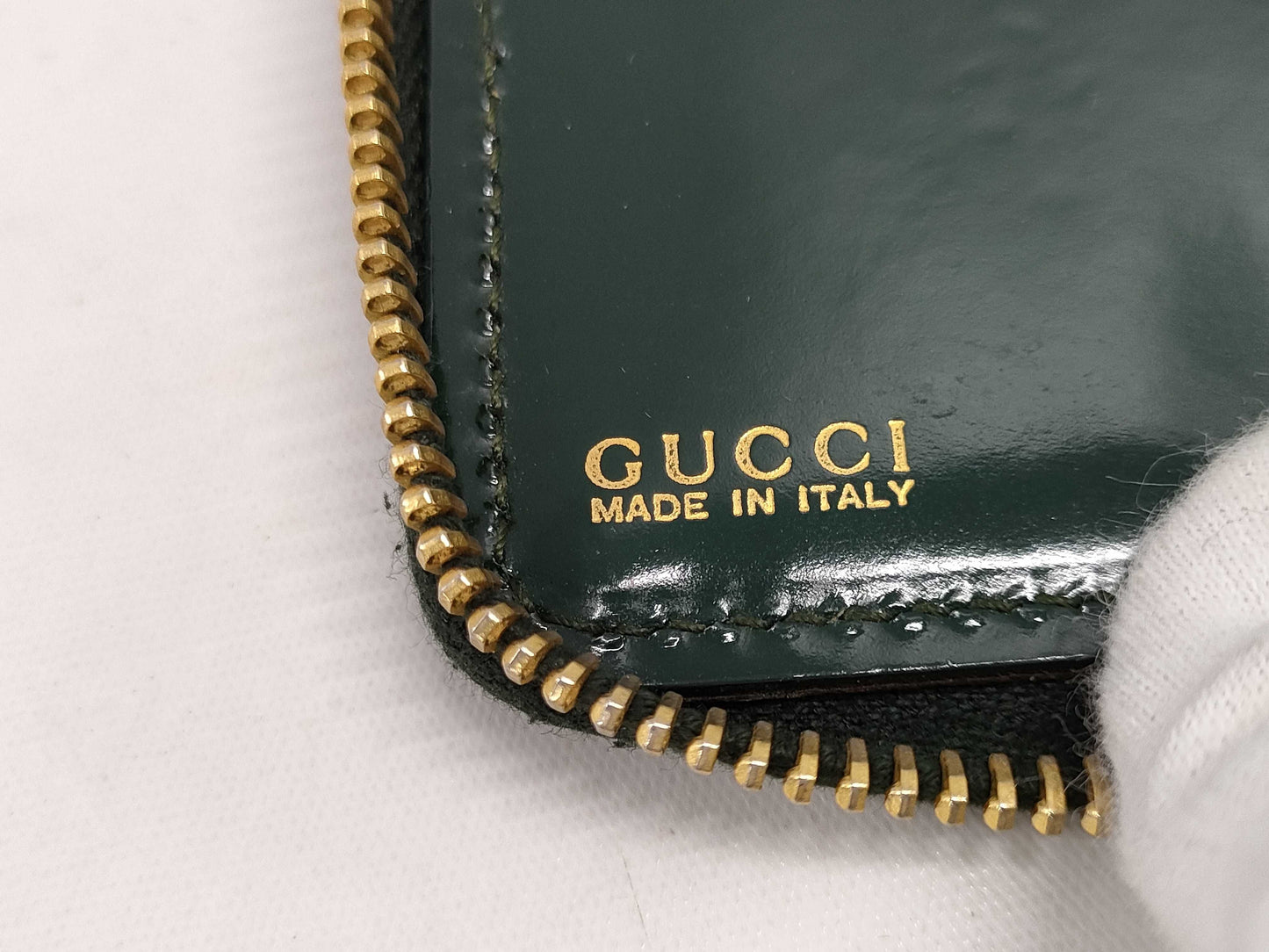 GUCCI Bamboo Enamel Wallet