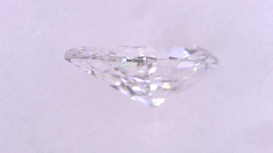 0.415ct D VS-2 ****/GD/GD STRONG BLUE NATURAL 6.74-4.14X2.43mm PS Diamond Loose