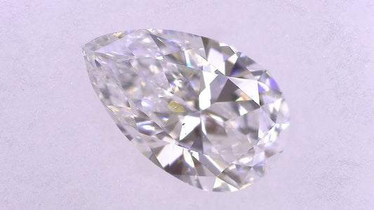 0.415ct D VS-2 ****/GD/GD STRONG BLUE NATURAL 6.74-4.14X2.43mm PS Diamond Loose