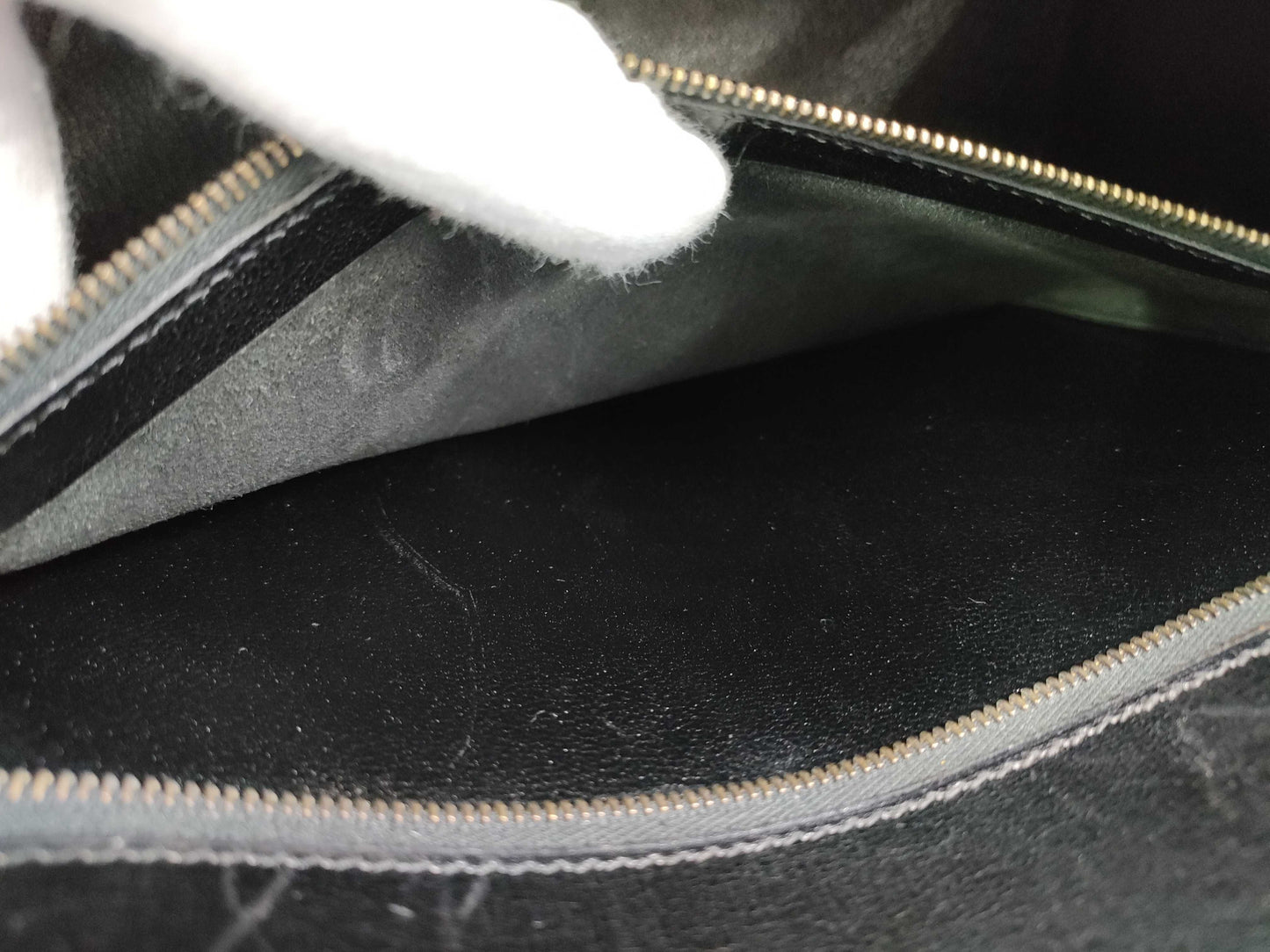 HERMES Kelly 32 Box Calf Leather Black GD Hardware 〇A Stamp Handbag