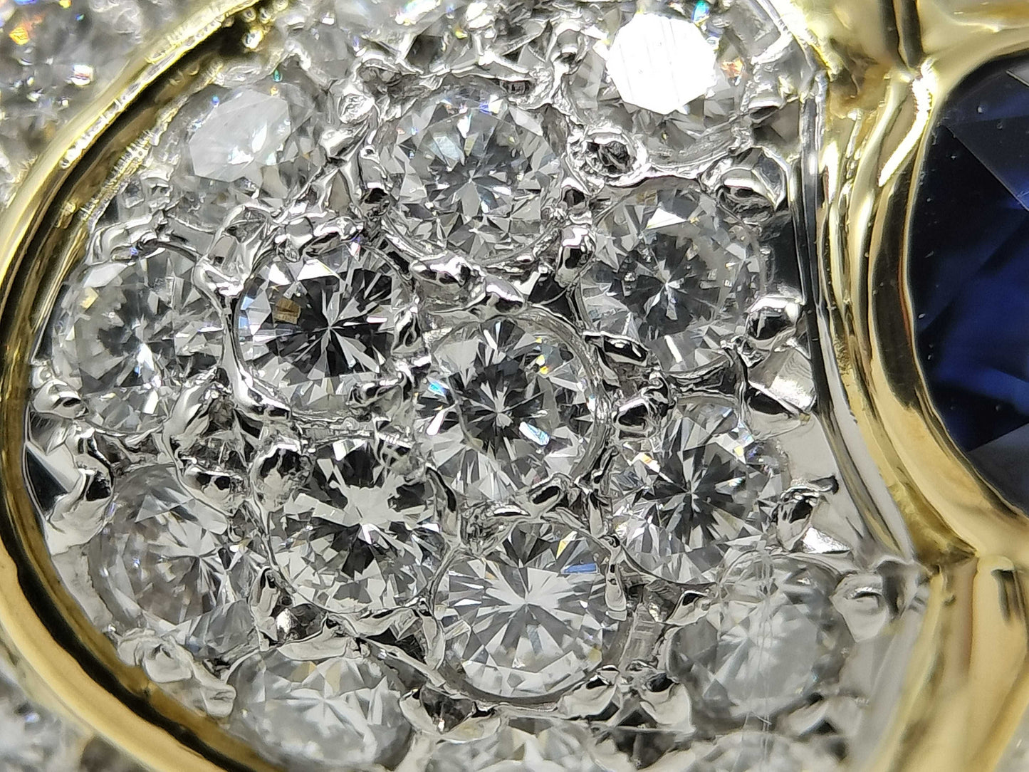 SOUTHERN CROSS S1.52ct D2.35ct K18/PT900 15.0g Ring