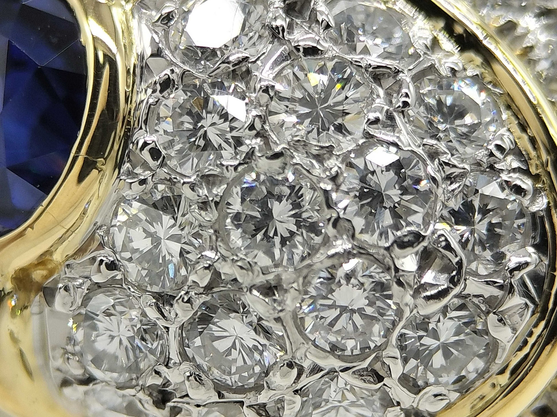 SOUTHERN CROSS S1.52ct D2.35ct K18/PT900 15.0g Ring