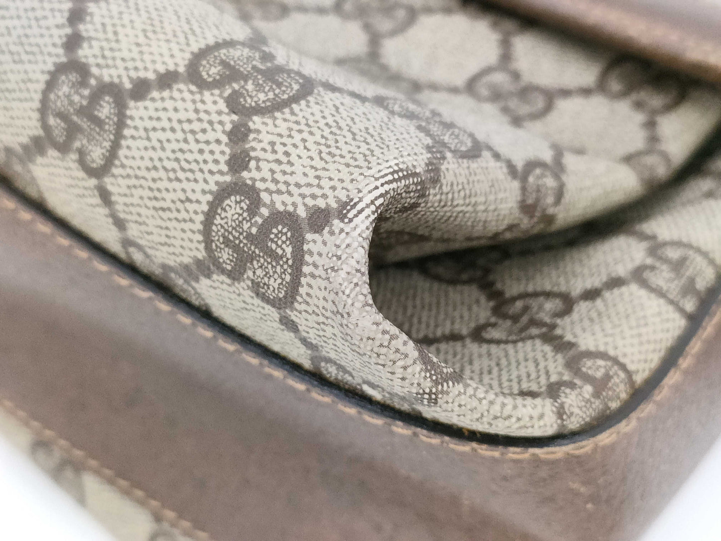 GUCCI GG Supreme Old Gucci 001 115 6165 Shoulder Bag