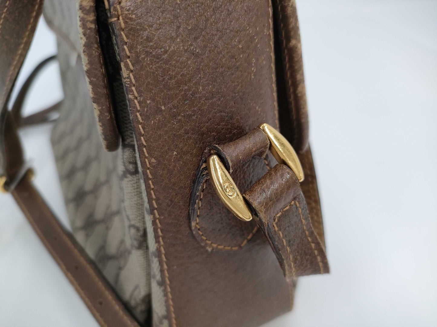GUCCI GG Supreme Old Gucci 001 115 6165 Shoulder Bag
