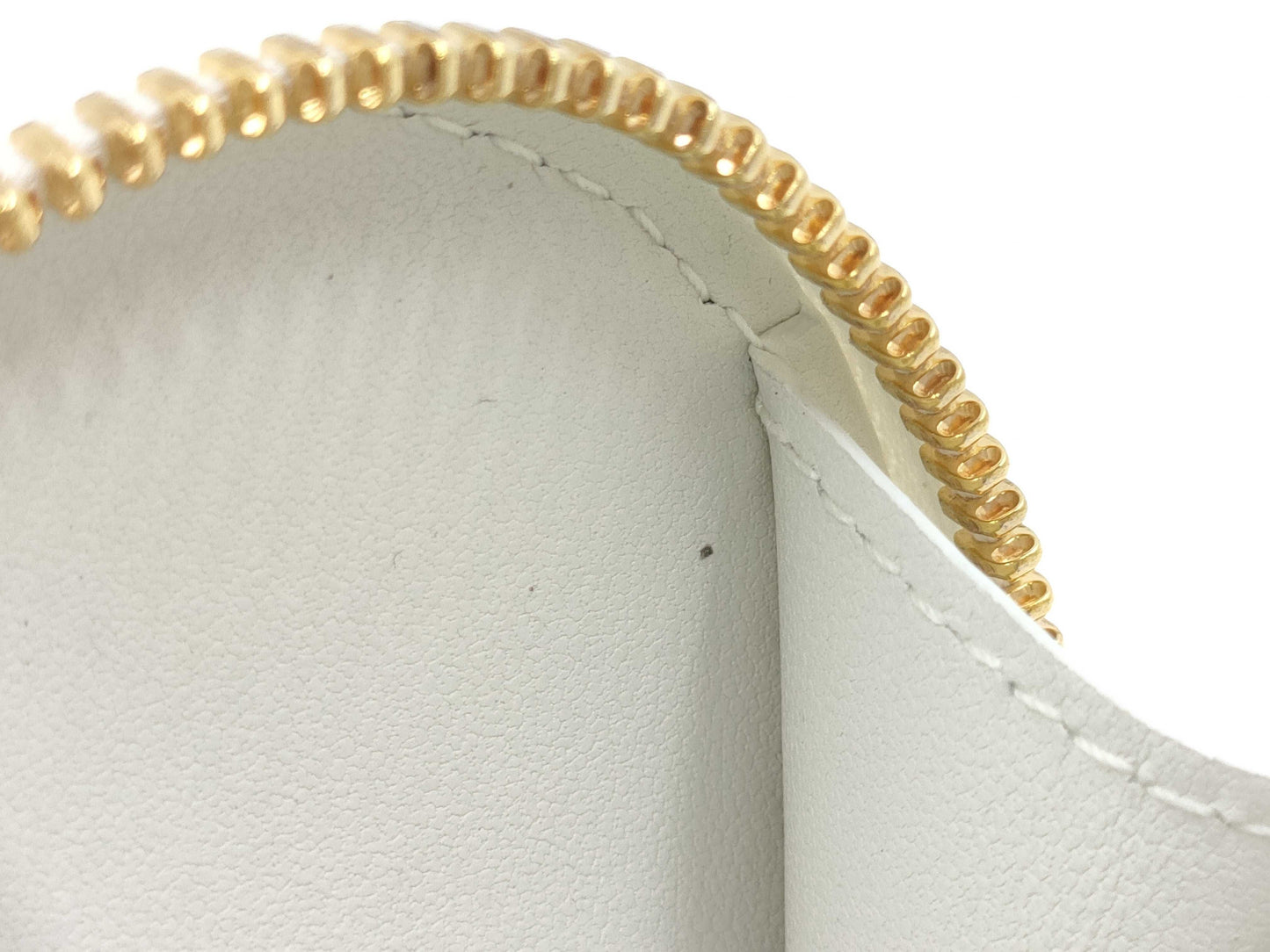 Dior Chain Shoulder Heart Leather White Shoulder Bag