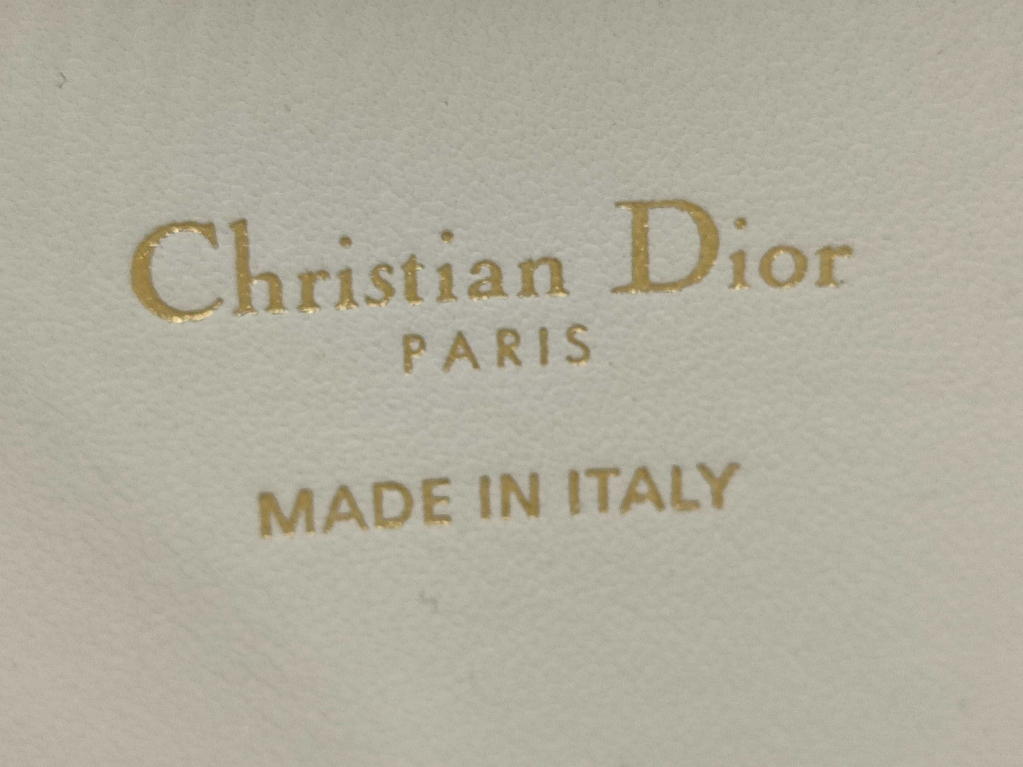 Dior Chain Shoulder Heart Leather White Shoulder Bag