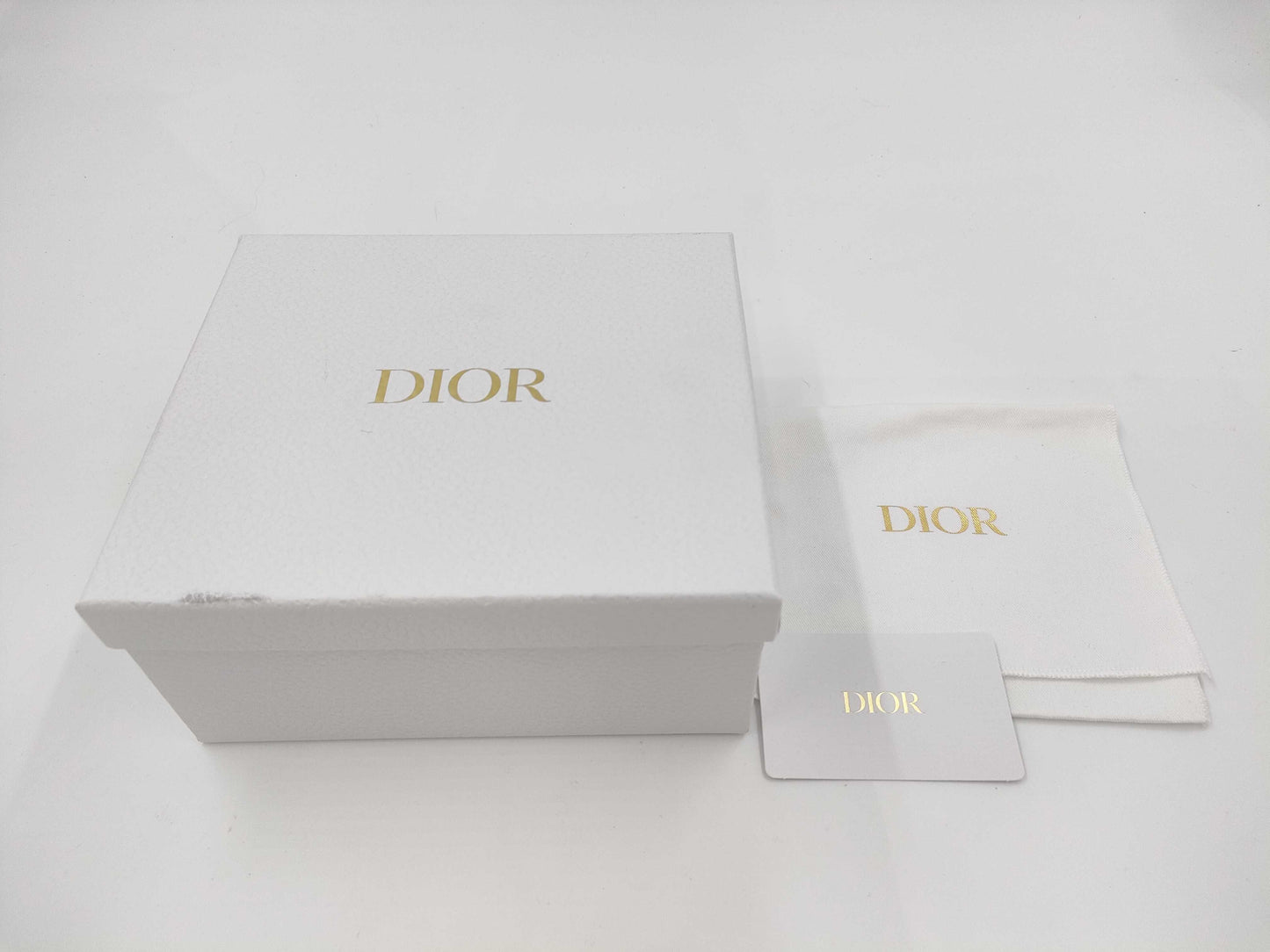 Dior Chain Shoulder Heart Leather White Shoulder Bag