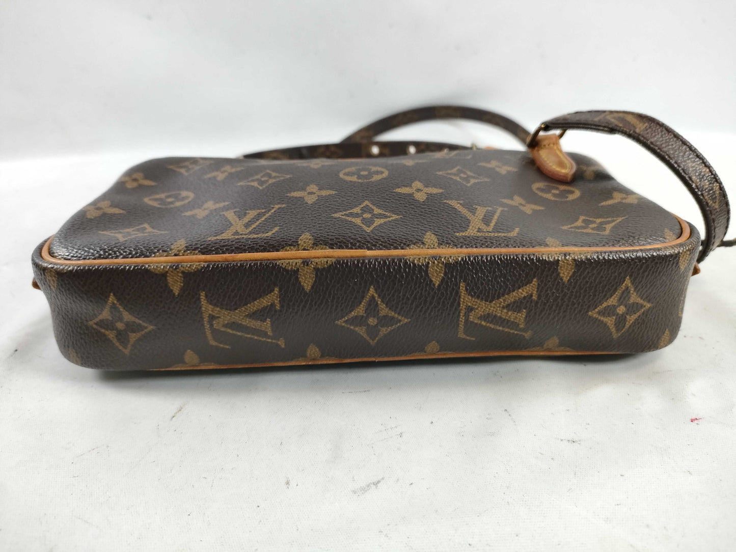 BOTTEGA VENETA Monogram Paraquito Loop Green Shoulder Bag