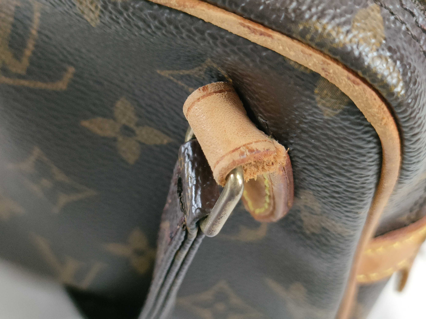 BOTTEGA VENETA Monogram Paraquito Loop Green Shoulder Bag