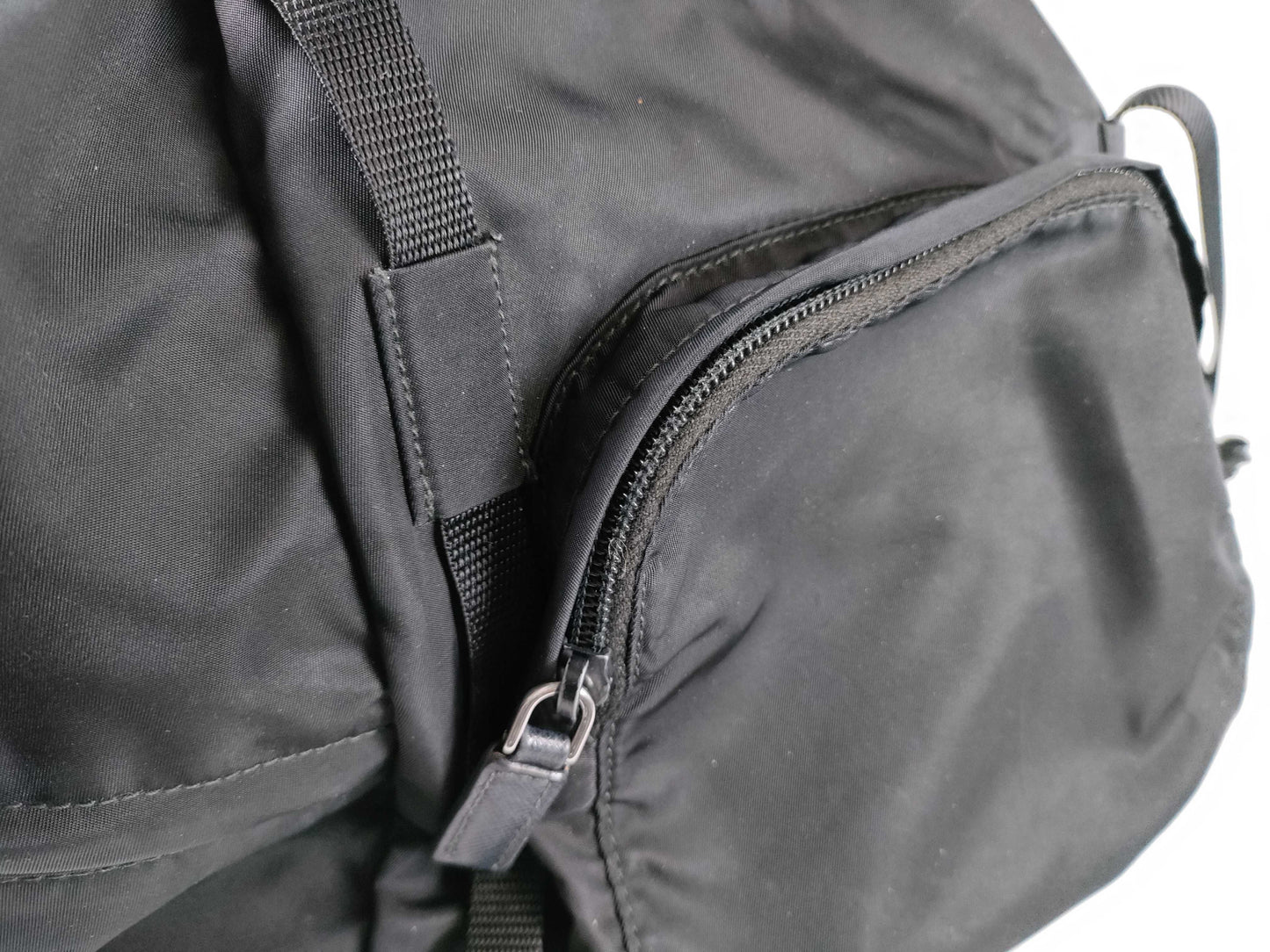 PRADA Nylon Prada Backpack, Black, 1BZ039