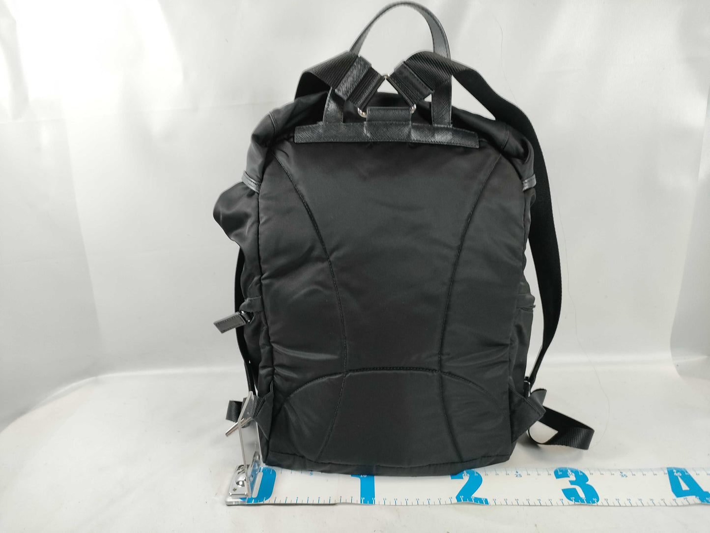 PRADA Nylon Prada Backpack, Black, 1BZ039