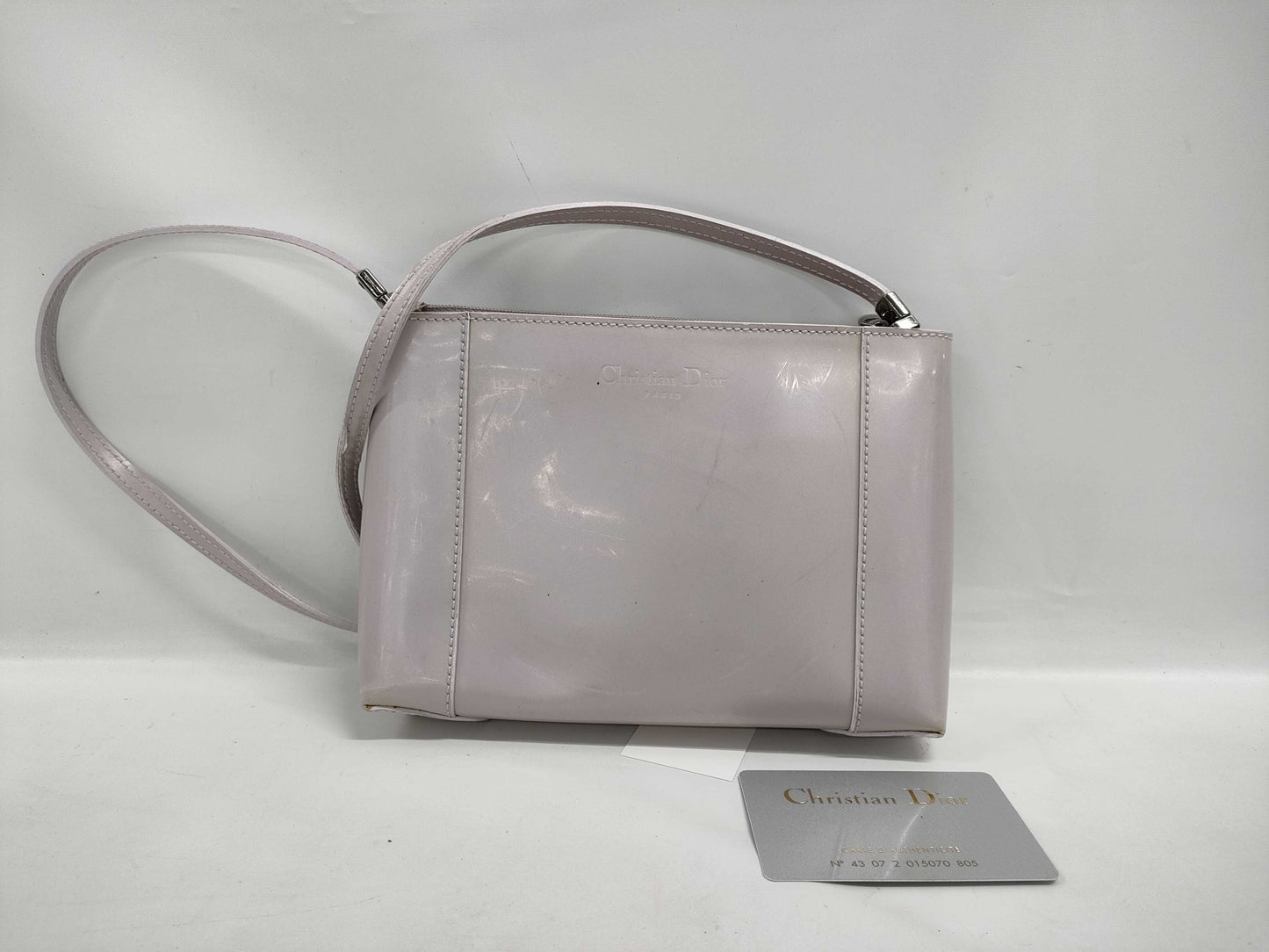 Dior enamel shoulder bag