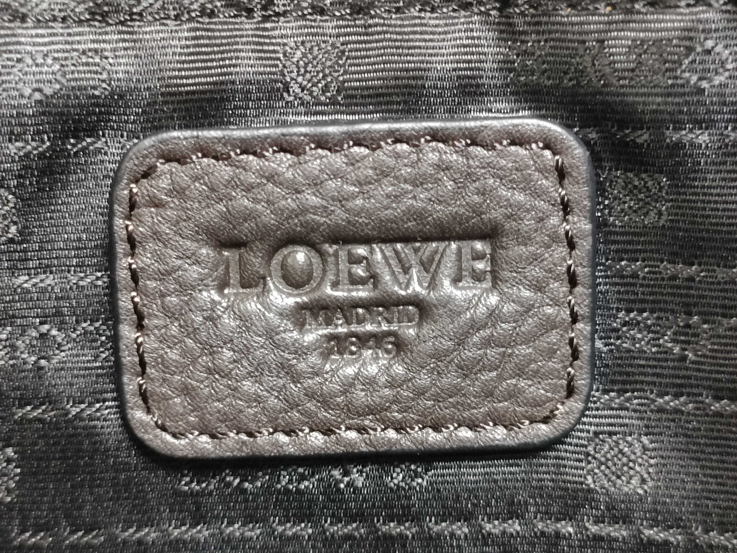 LOEWE Heritage Leather Brown Handbag