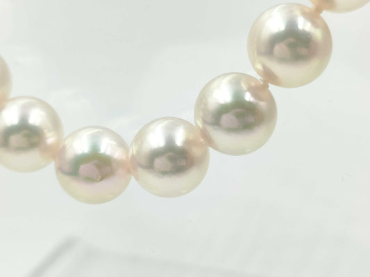 Akoya Pearl Diameter Approx. 8.4-8.9mm SV 48.3g Necklace