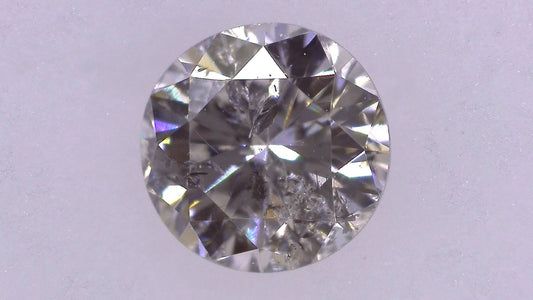 0.328ct J I-1 FAIR/GD/FR NONE NATURAL 4.16-4.27X2.78mm Diamond Loose