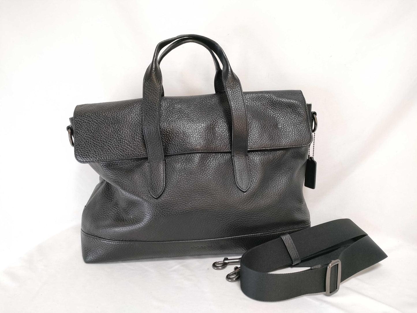 COACH F75757 2WAY Black Handbag