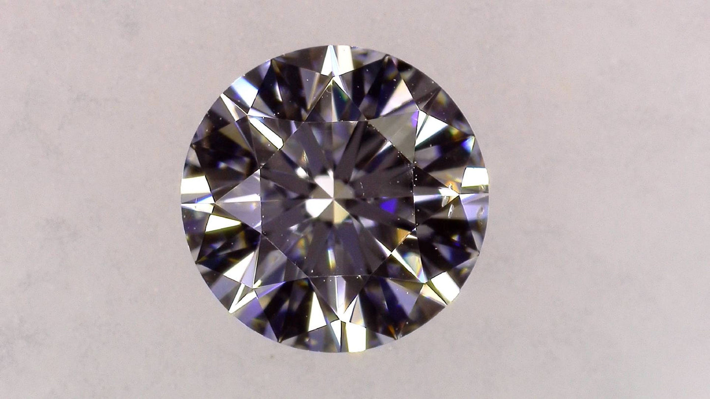 0.409ct D SI-1 VERY GOOD/VG/VG FAINT NATURAL 4.80-4.83X2.94mm Diamond Loose
