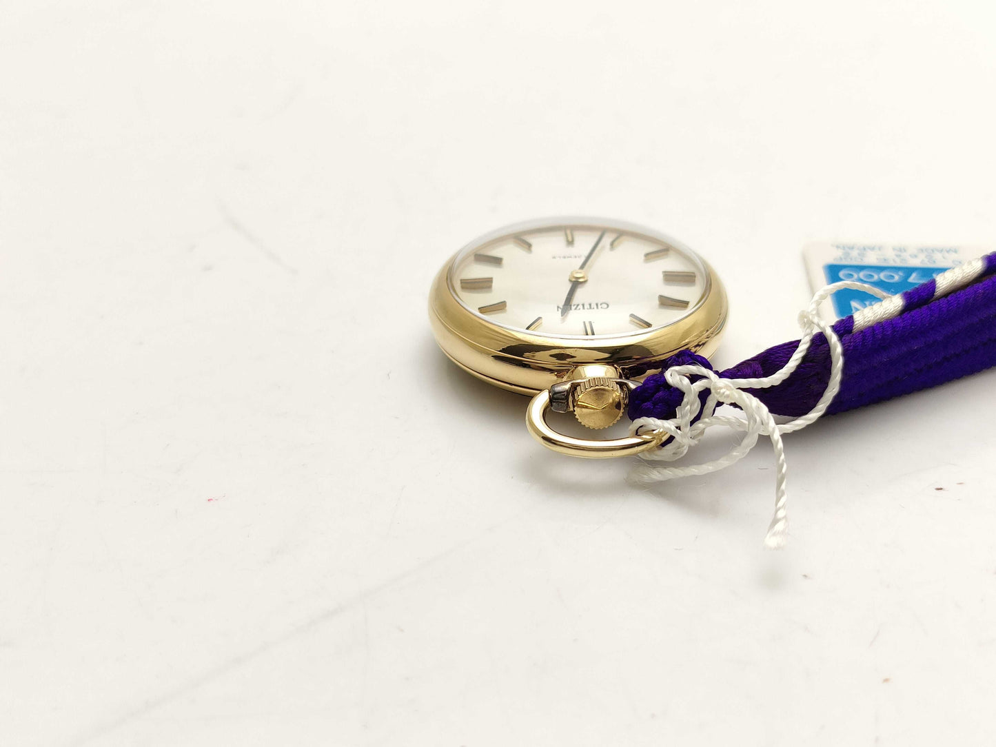 CITIZEN pocket watch with inlaid details, ladies' watch