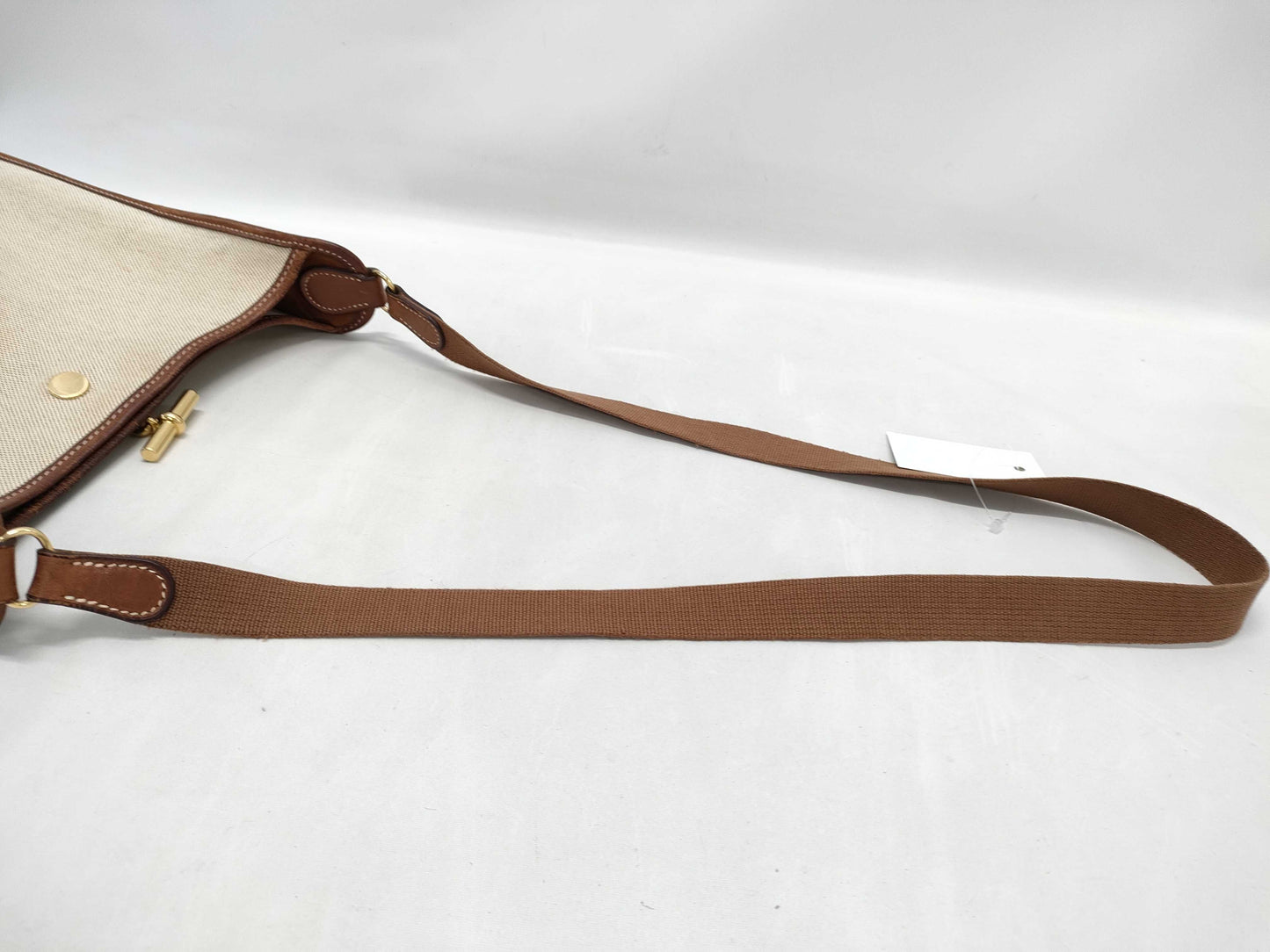 HERMES PM Toile Shoulder Bag
