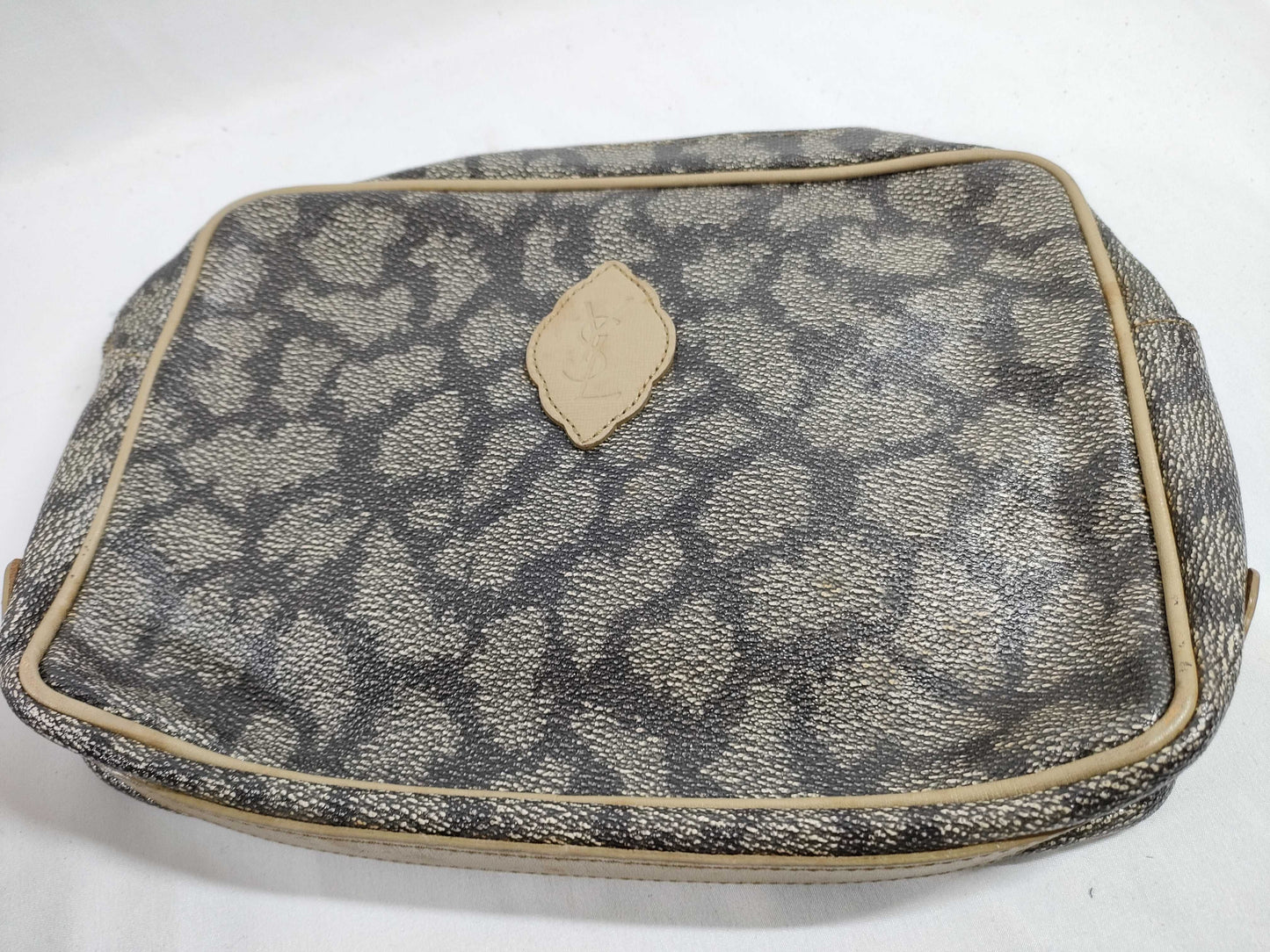 Yves Saint Laurent Boston Bag, PVC with Pouch, Vintage Boston Bag