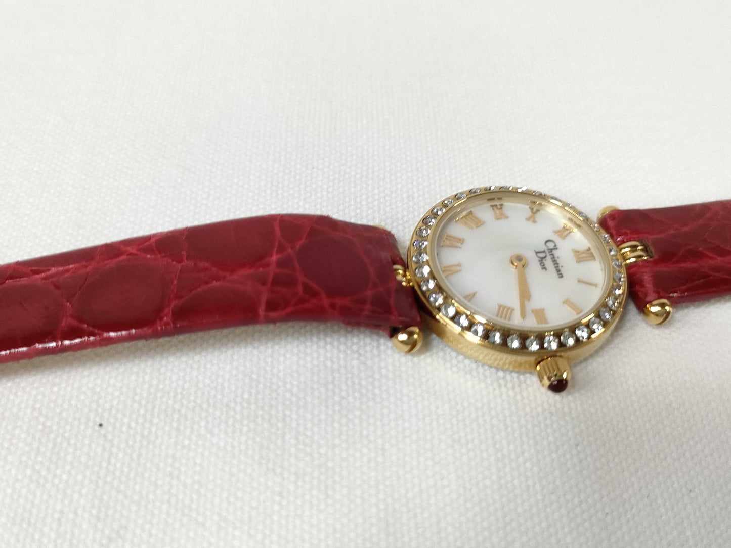 Dior 58.121.2 White Shell Women's Watch