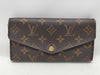 LOUIS VUITTON Monogram M62235 Monogram Rose Ballerine Wallet