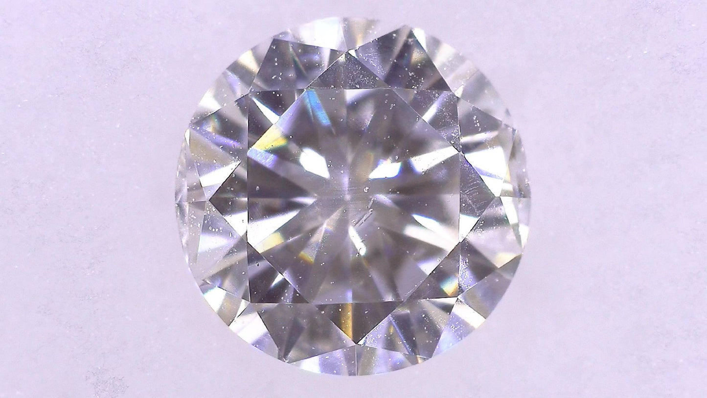 0.520ct F SI-1 FAIR/GD/FR NONE NATURAL 4.97-5.05X3.18mm Diamond Loose