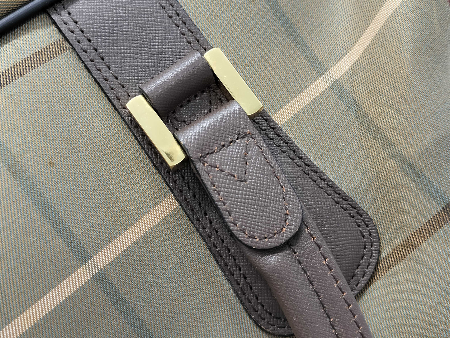 BURBERRY Nova Check Boston Bag