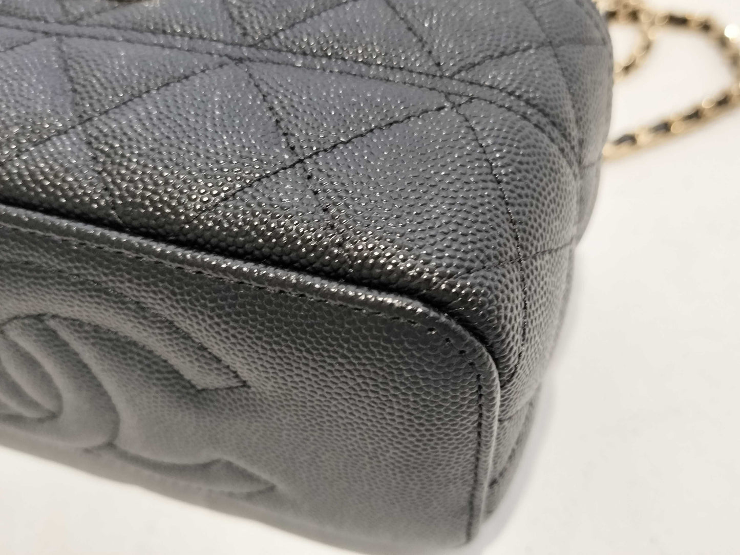 CHANEL Caviar Skin ap4404 Vanity Shoulder Bag