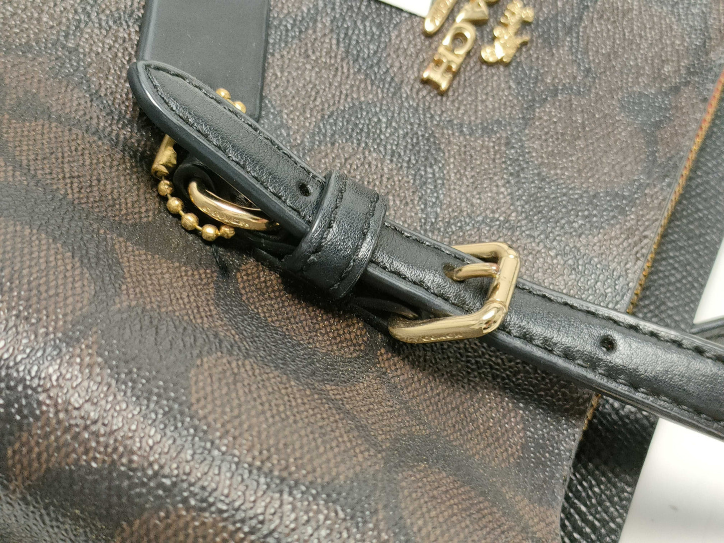 COACH Signature C4250 2-Way Shoulder Bag