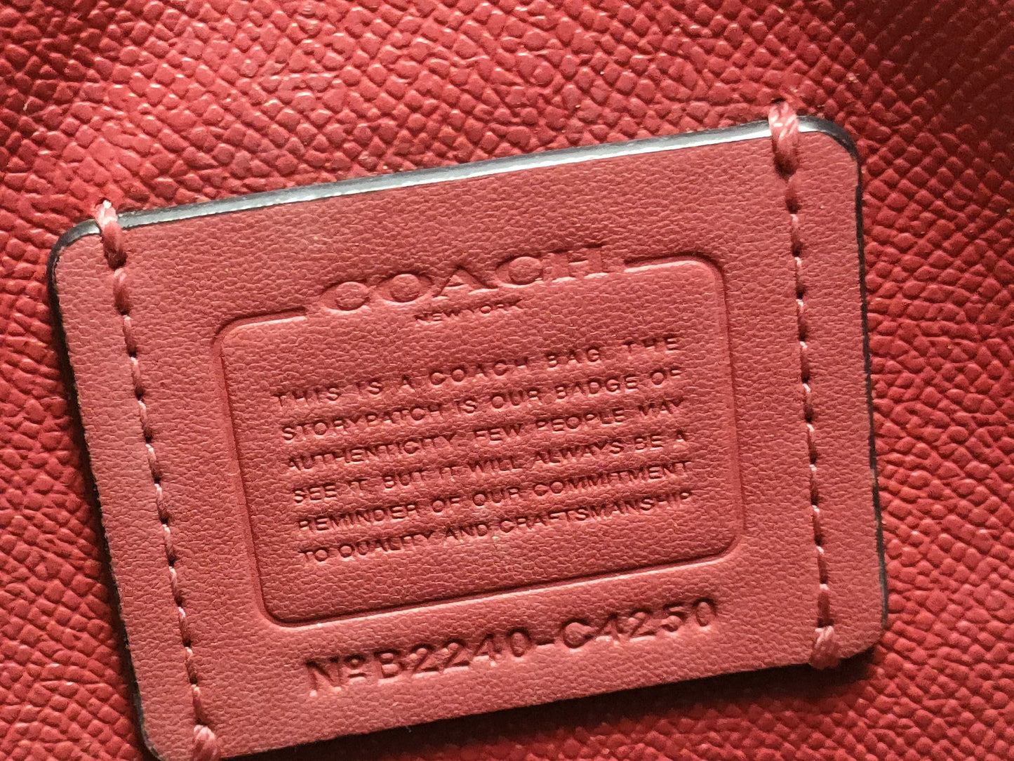 COACH Signature C4250 2-Way Shoulder Bag