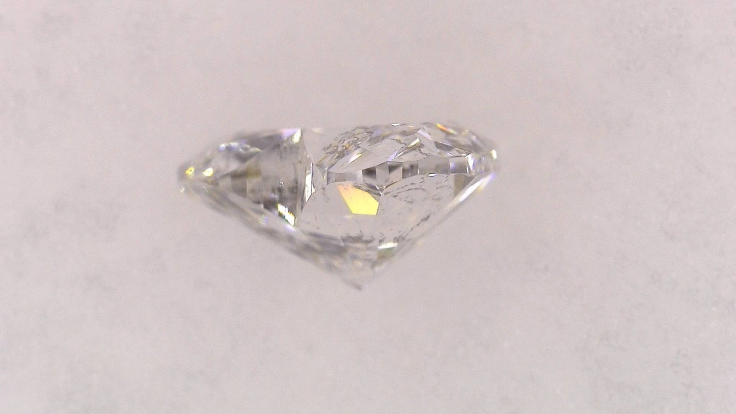 0.360ct F I-1 ****/GD/GD FAINT NATURAL 4.70-5.06X2.47mm HS Diamond Loose