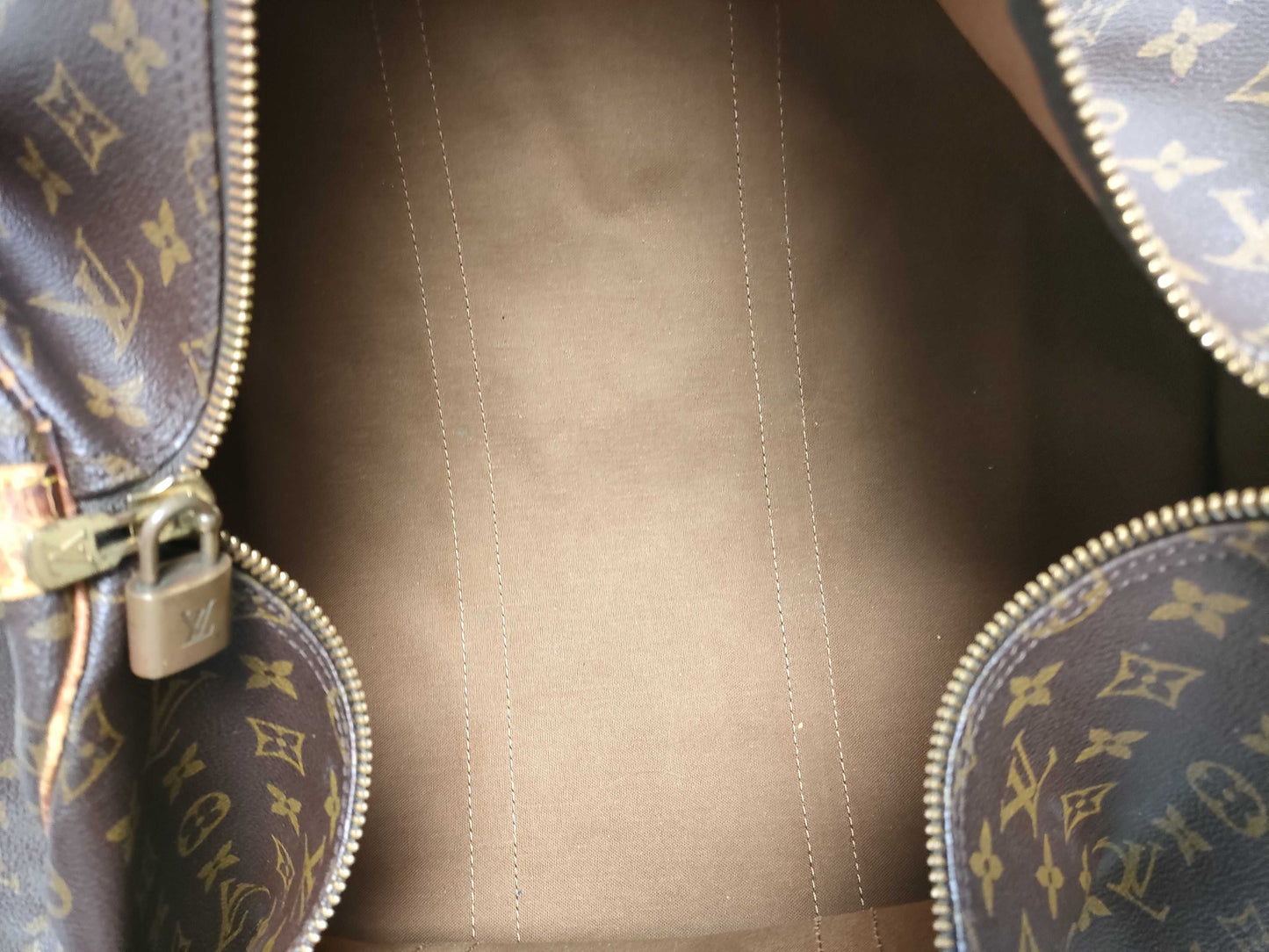 LOUIS VUITTON Monogram M41414 Keepall Bandouliere 55 Boston Bag