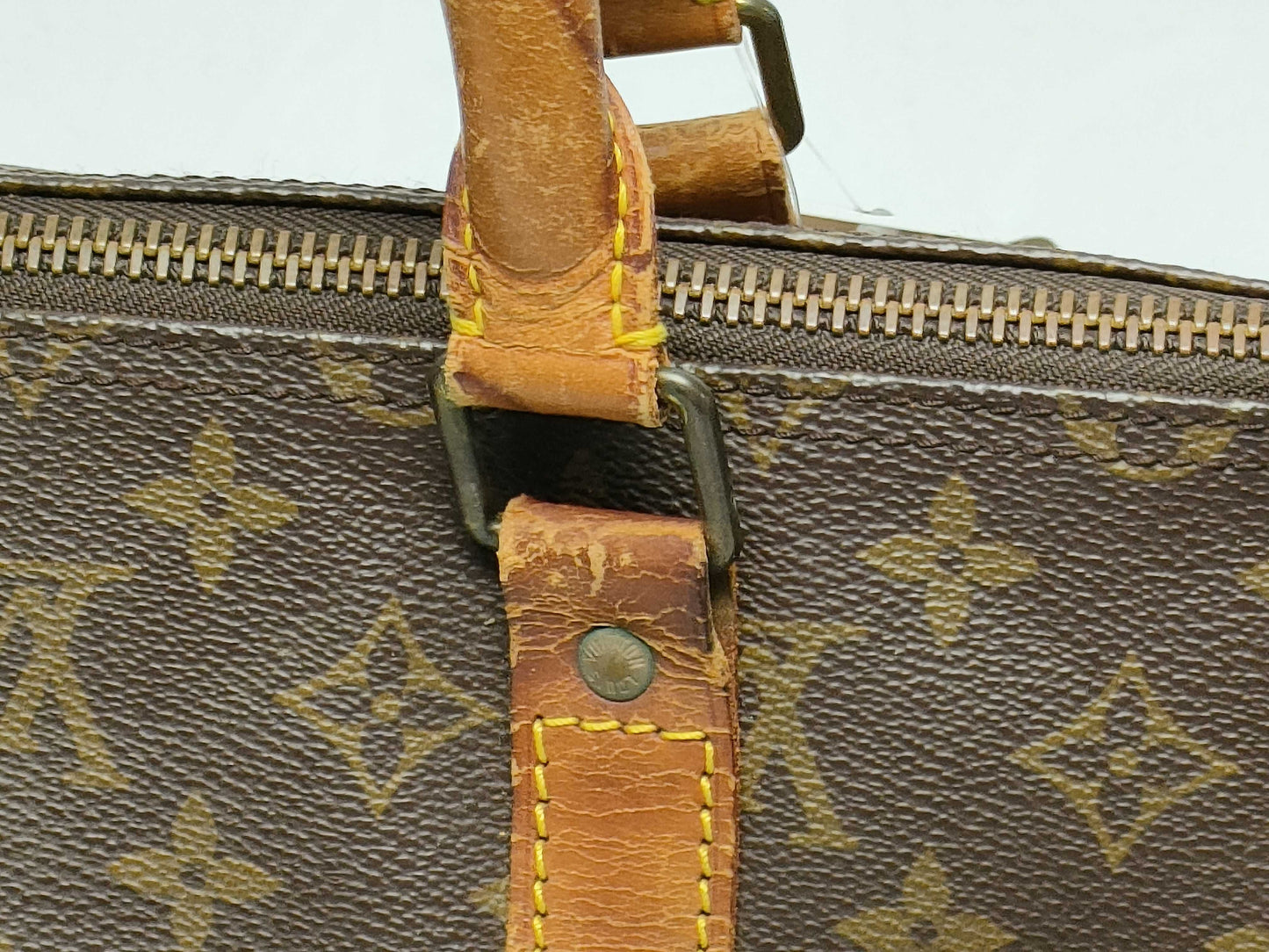 LOUIS VUITTON Monogram M41414 Keepall Bandouliere 55 Boston Bag