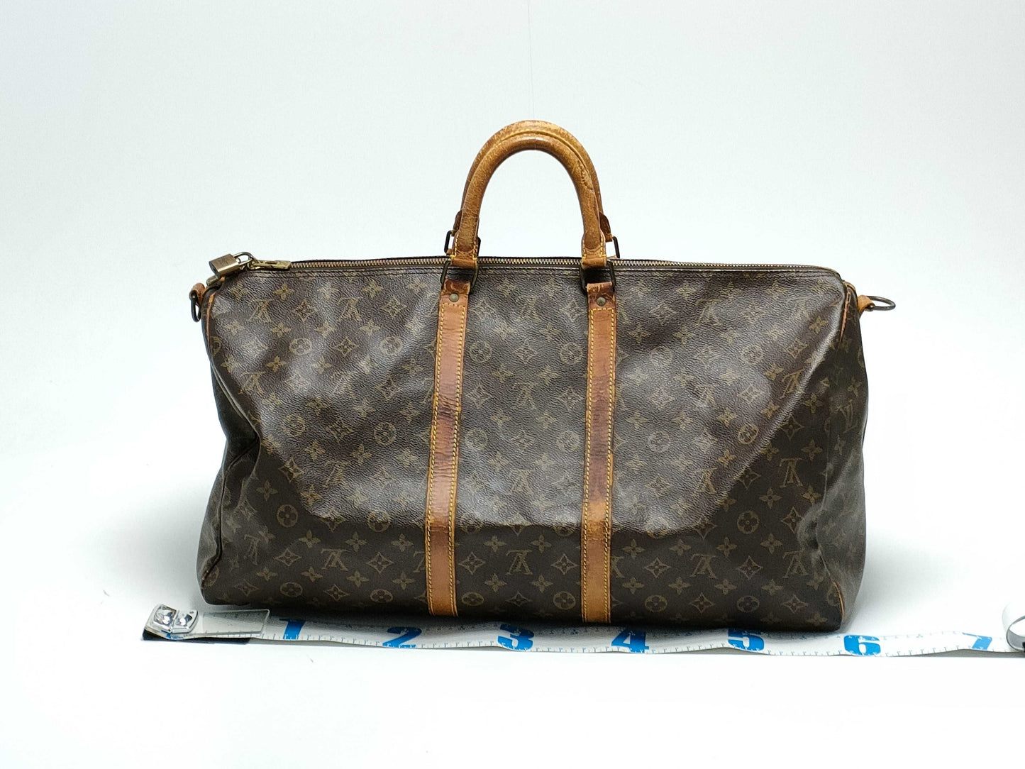 LOUIS VUITTON Monogram M41414 Keepall Bandouliere 55 Boston Bag