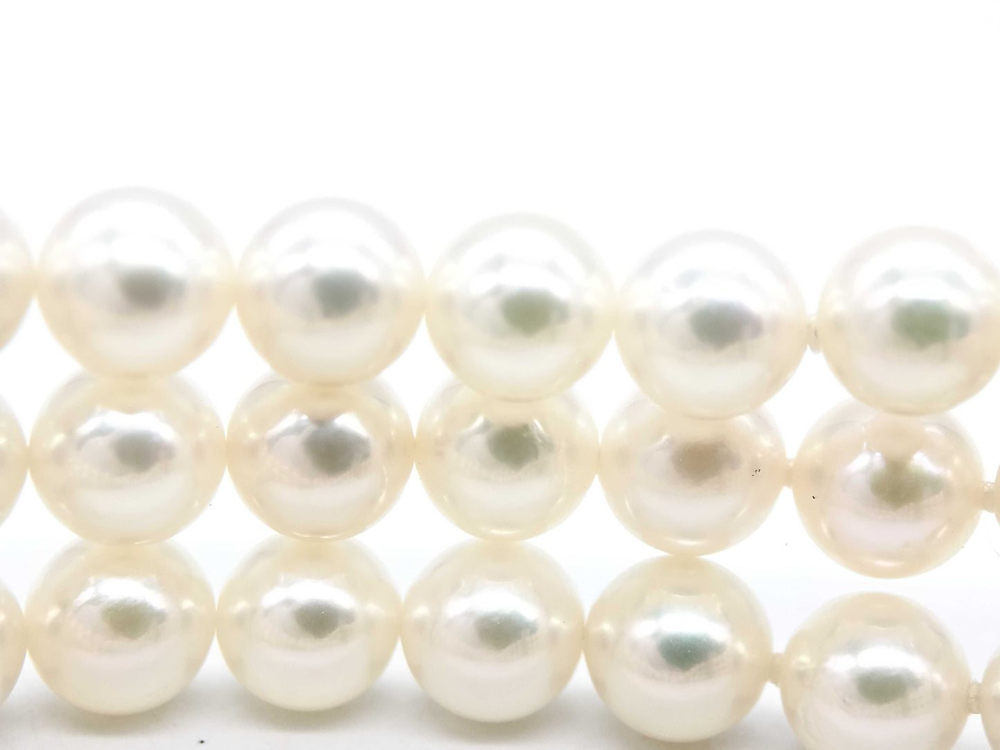 Akoya Pearl Diameter Approx. 5.5mm-6.0mm Triple K18 33.2g Bracelet Bangle