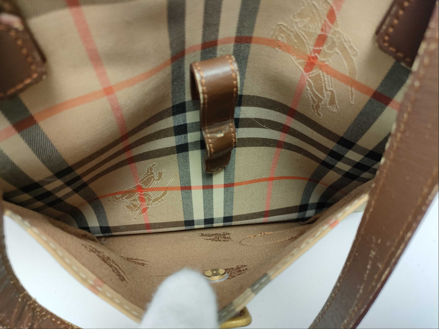 BURBERRY Nova Check/BALLY Canvas Print Bag*2 Tote Bag