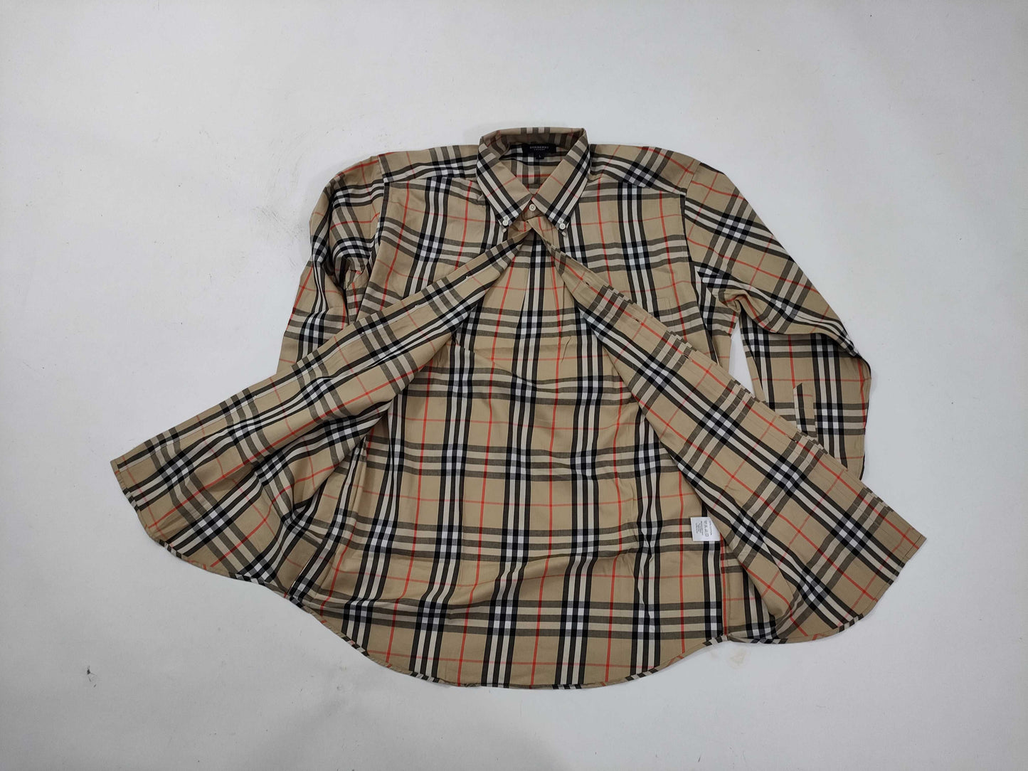 BURBERRY Check Pattern Shirt