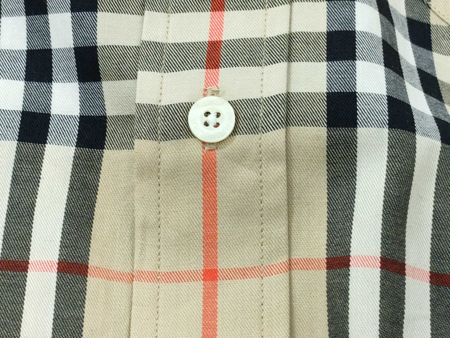 BURBERRY Check Pattern Shirt