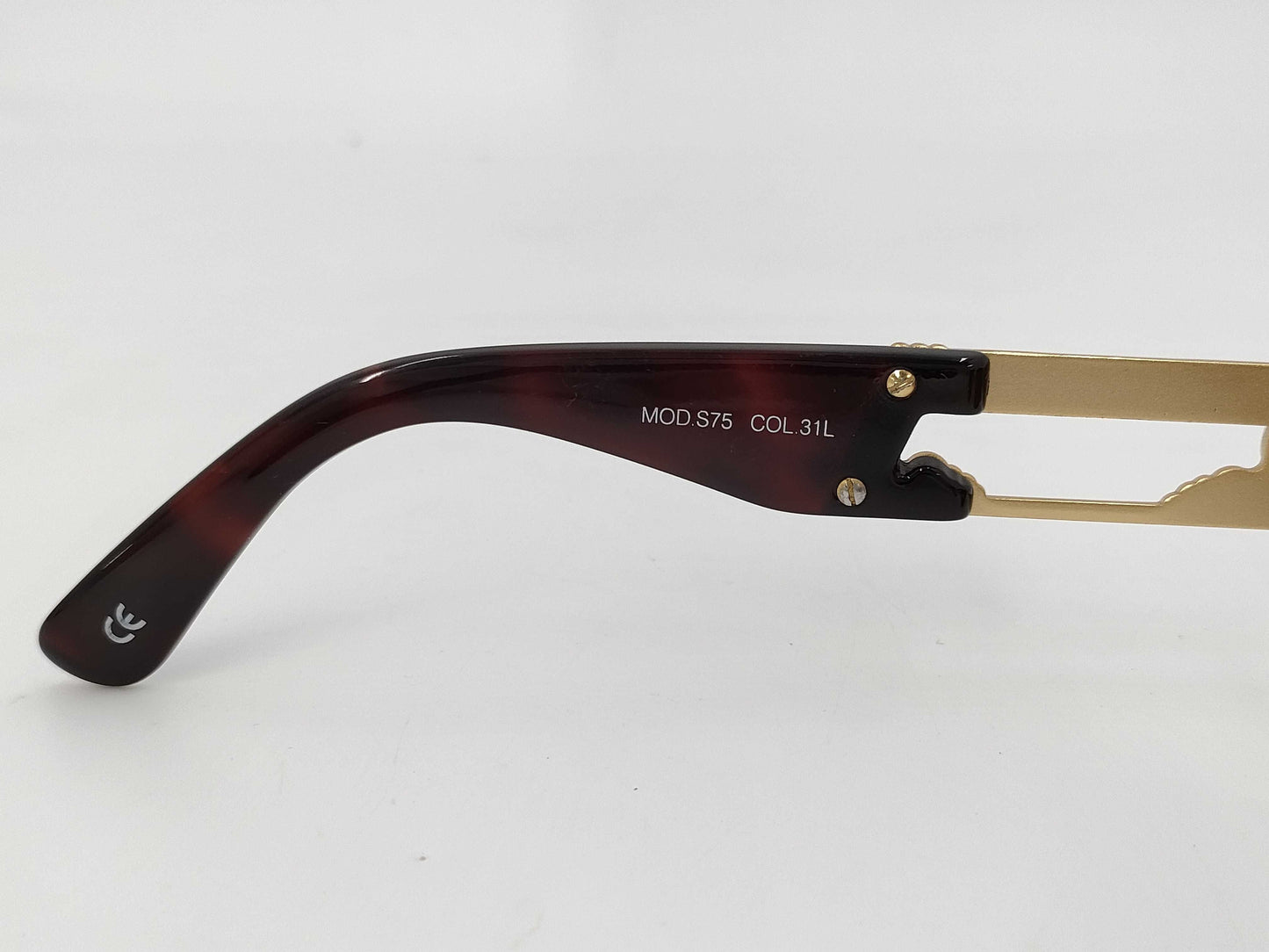VERSACE Medusa Vintage MOD.S75 Black x Gold Sunglasses