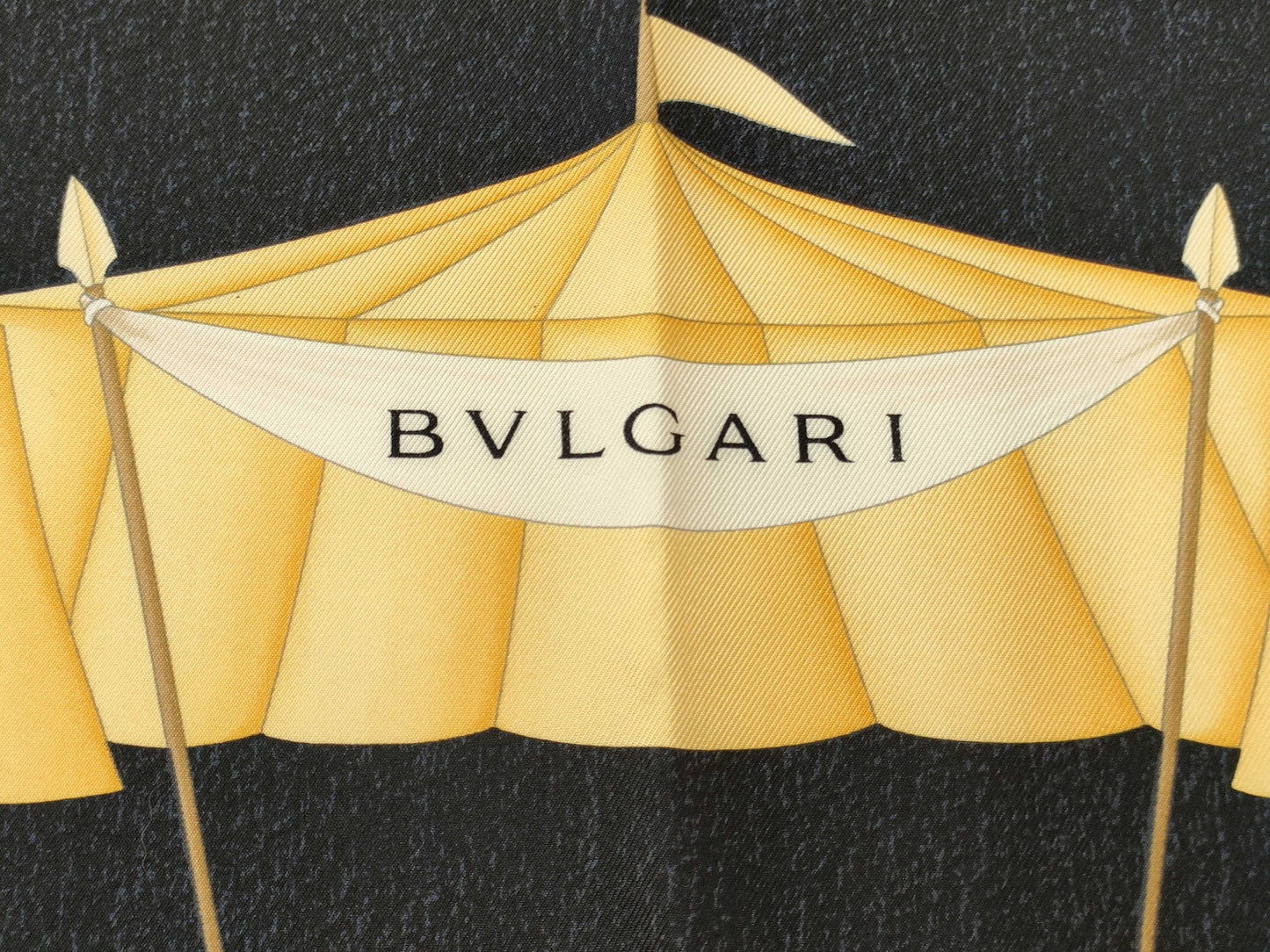 BVLGARI Retro Design Silk Scarf