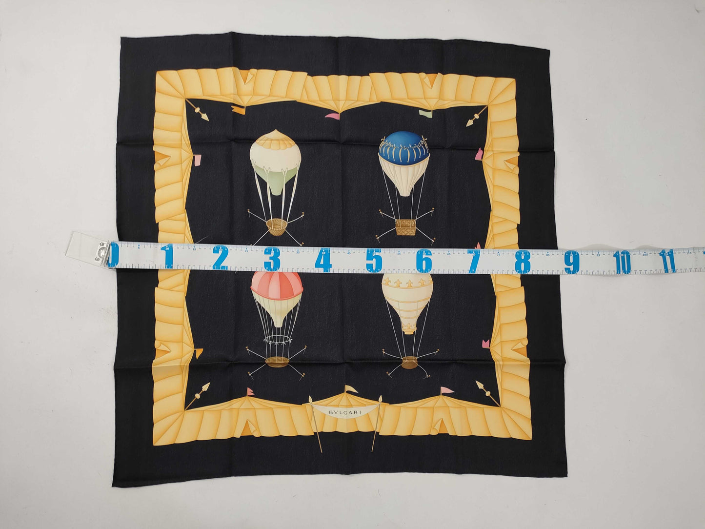 BVLGARI Retro Design Silk Scarf
