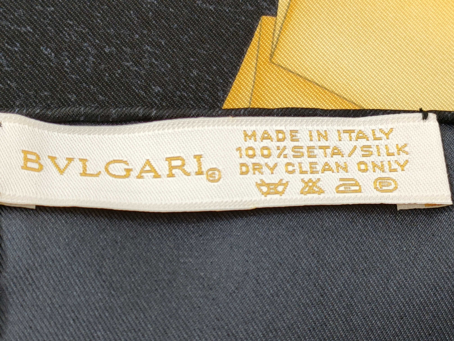 BVLGARI Retro Design Silk Scarf